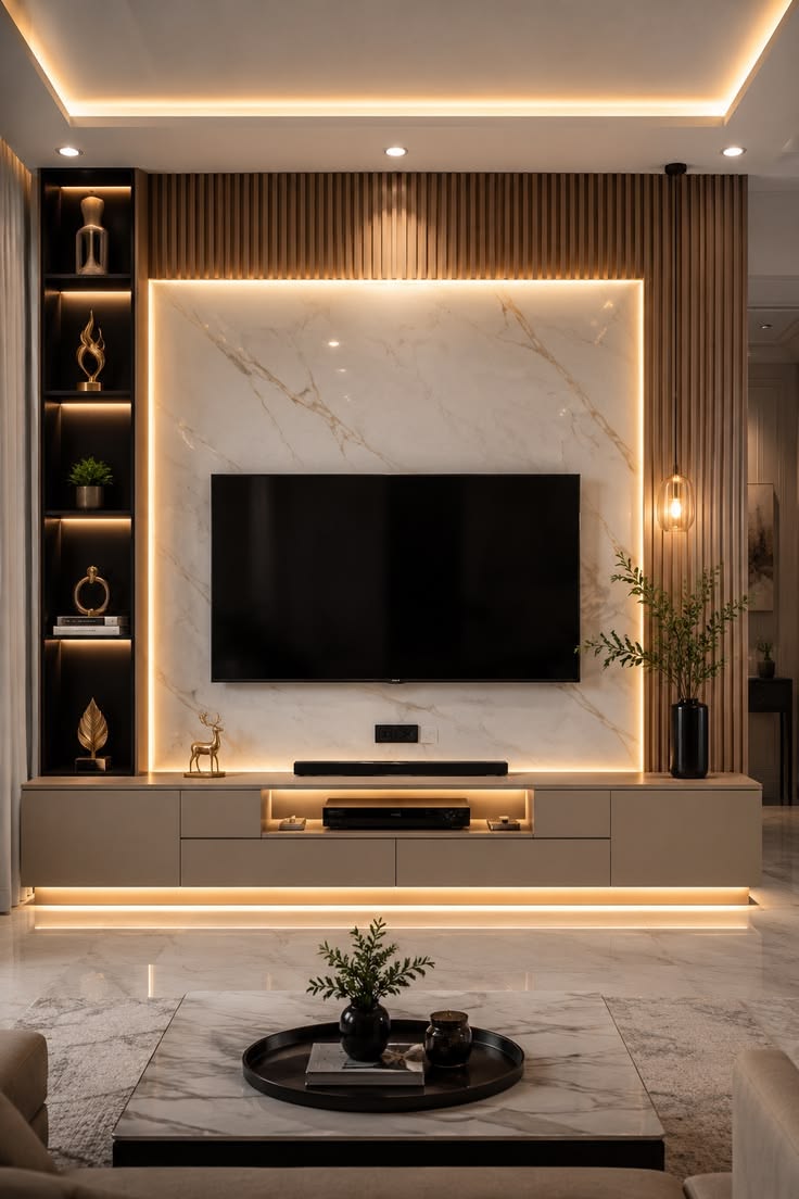 Modern TV unit design one